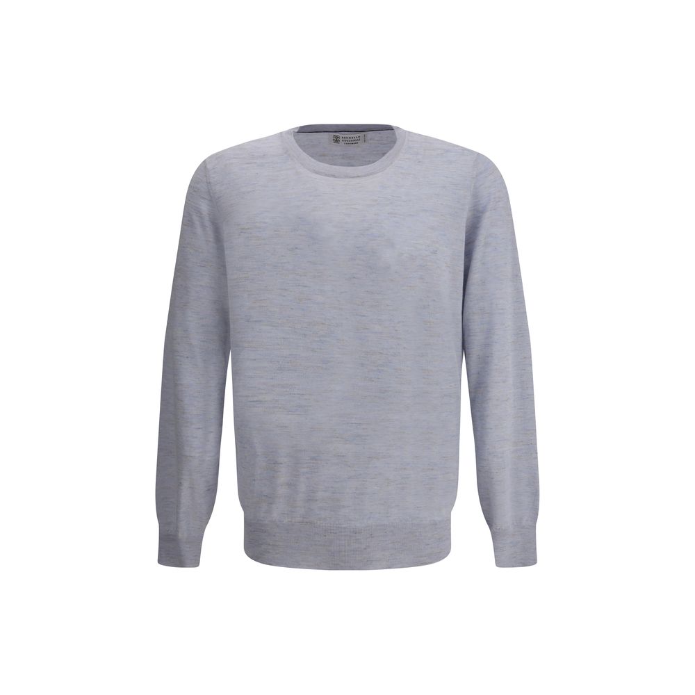 Brunello Cucinelli Kashmir- och sidentröja