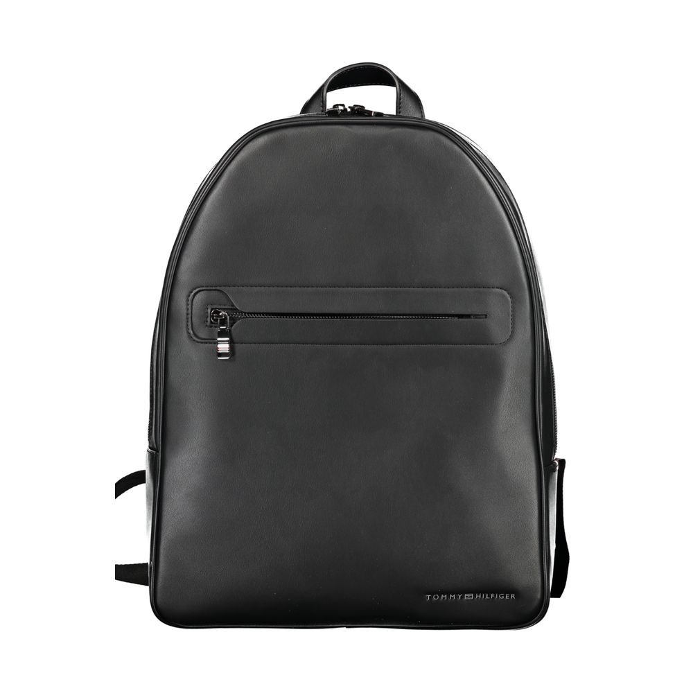 Tommy Hilfiger svart polyesterryggsäck