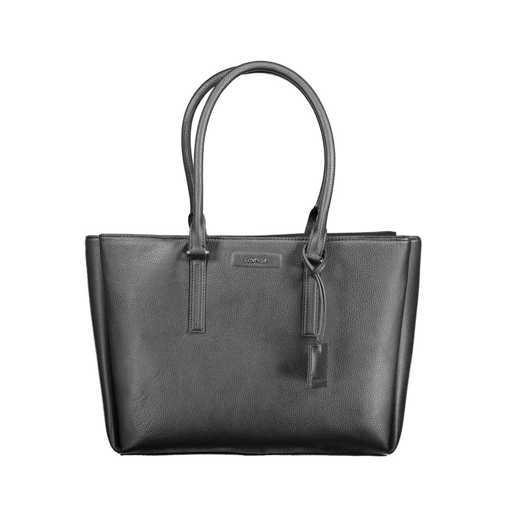 Calvin Klein svart polyeten handväska för kvinnor