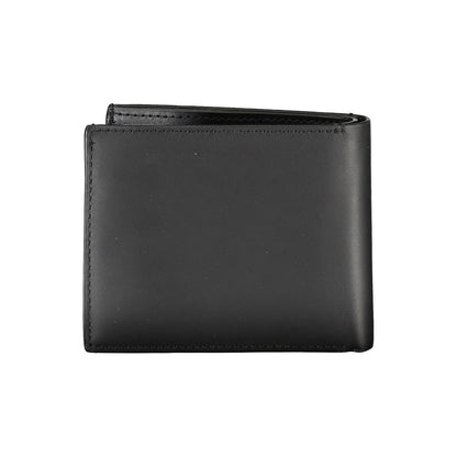 Calvin Klein svart RFID-läderplånbok med myntväska