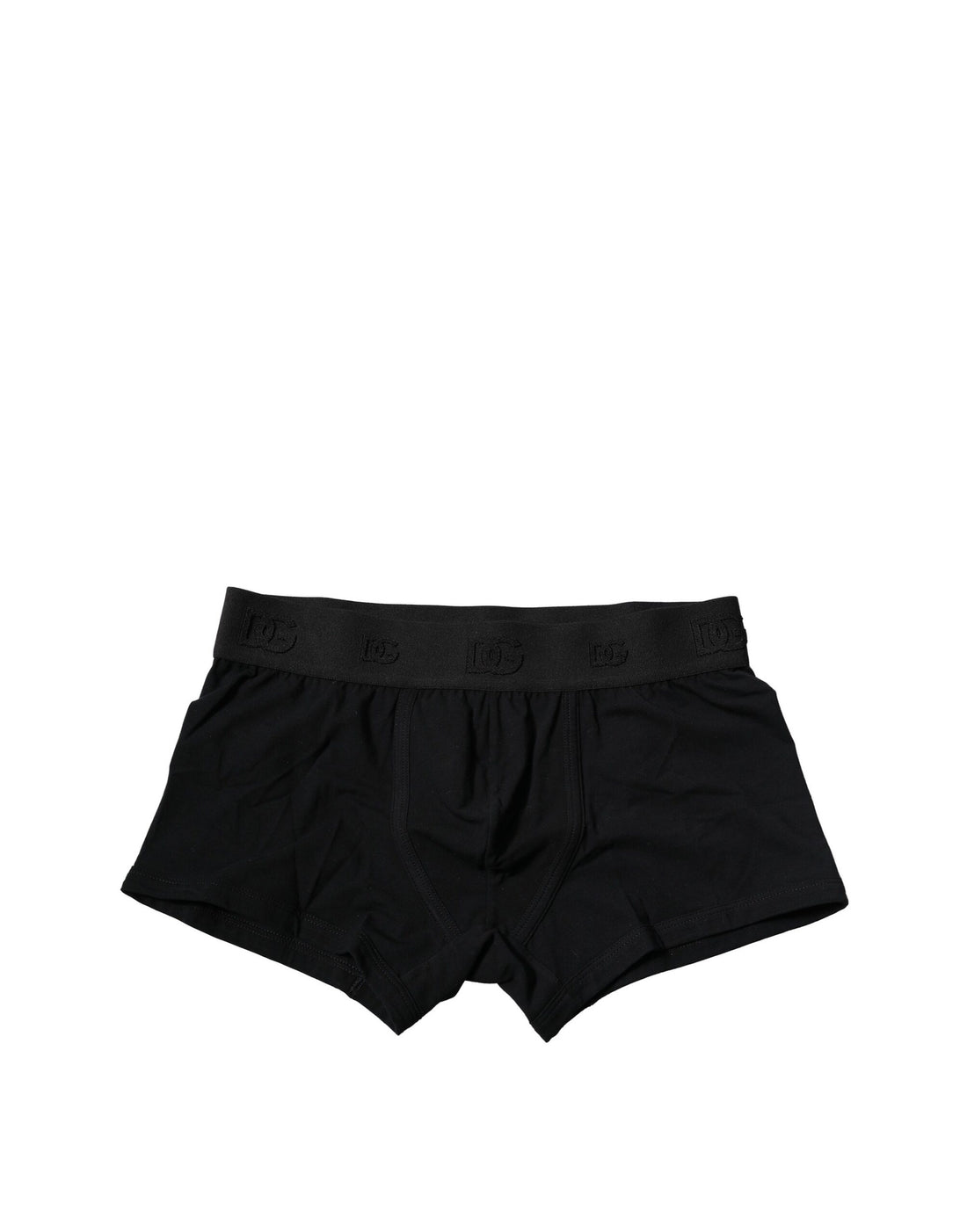 Dolce &amp;amp; Gabbana Svarta Bomullsstretch Regular Boxerunderkläder