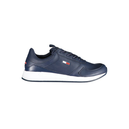 Tommy Hilfiger Blå Polyeten Herr Sneaker