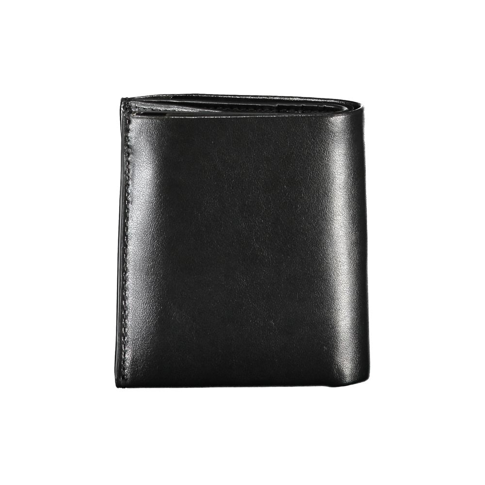 Calvin Klein Sleek svart läderplånbok med RFID