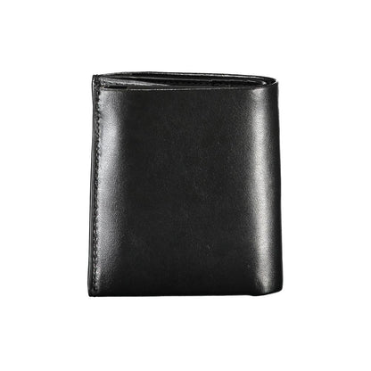 Calvin Klein Sleek svart läderplånbok med RFID