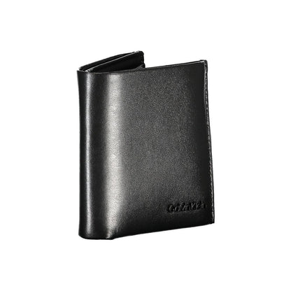 Calvin Klein Sleek svart läderplånbok med RFID