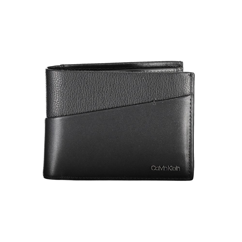 Calvin Klein Elegant Läderplånbok med Vikfunktion för Herr