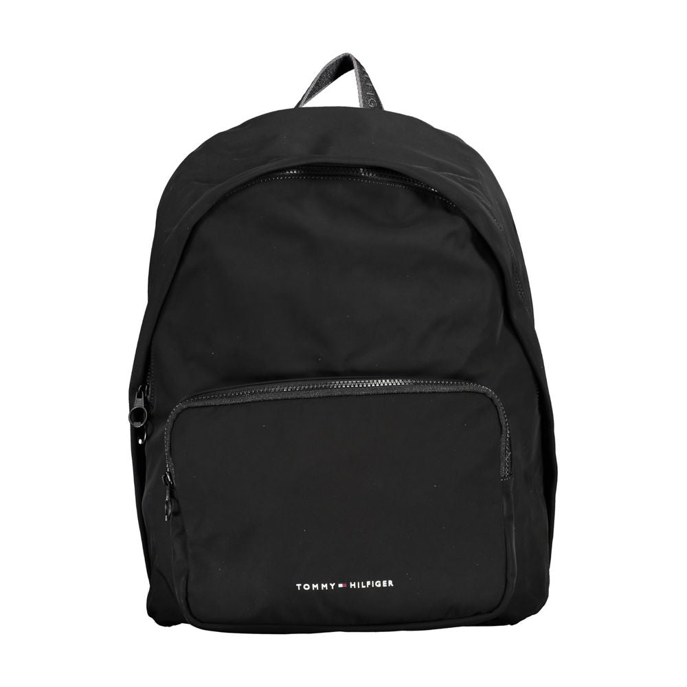 Tommy Hilfiger Chic Urban svart ryggsäck med laptopfack