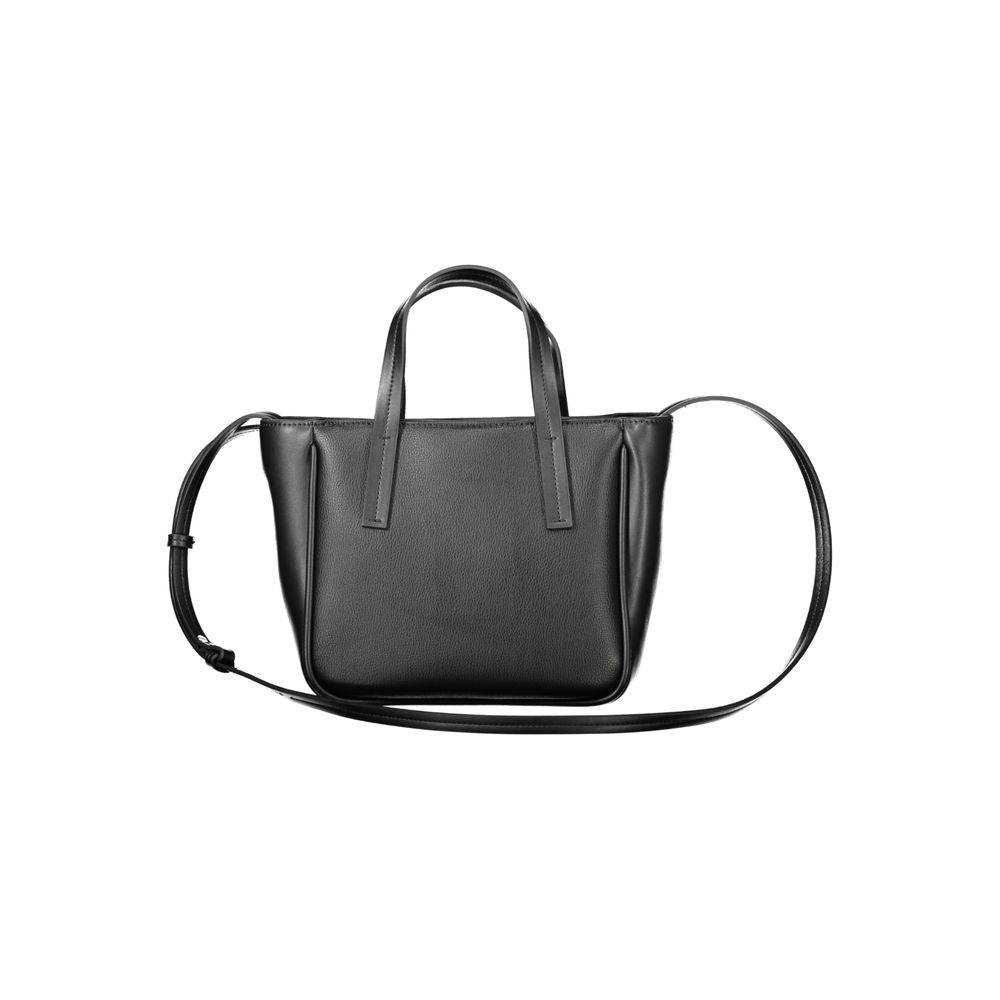 Calvin Klein svart polyeten handväska för kvinnor