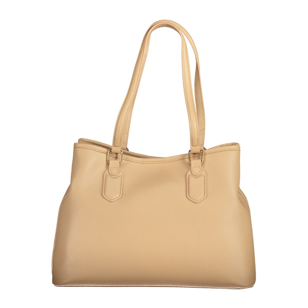 Mario Valentino Beige Polyeten Damhandväska