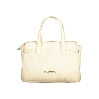 Mario Valentino Beige Polyeten Damhandväska