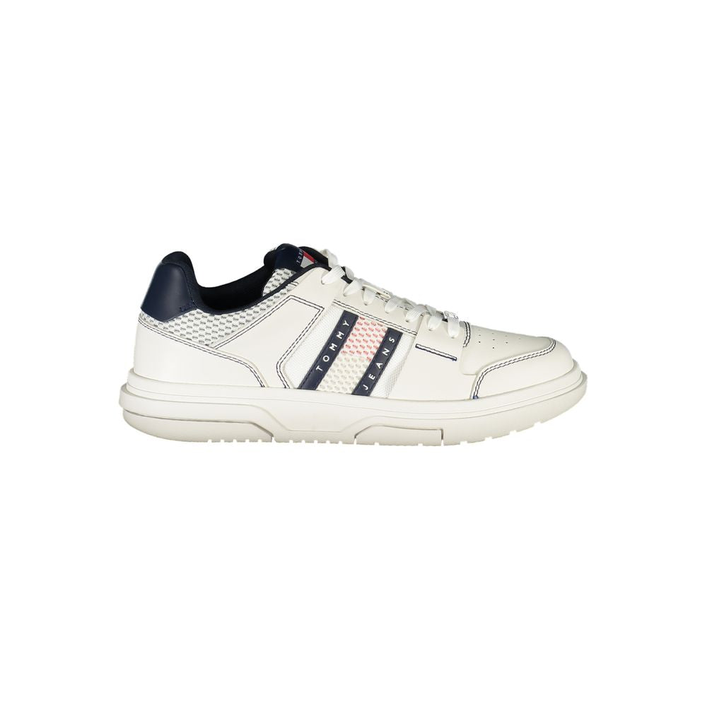 Tommy Hilfiger Blå Läder Herr Sneaker