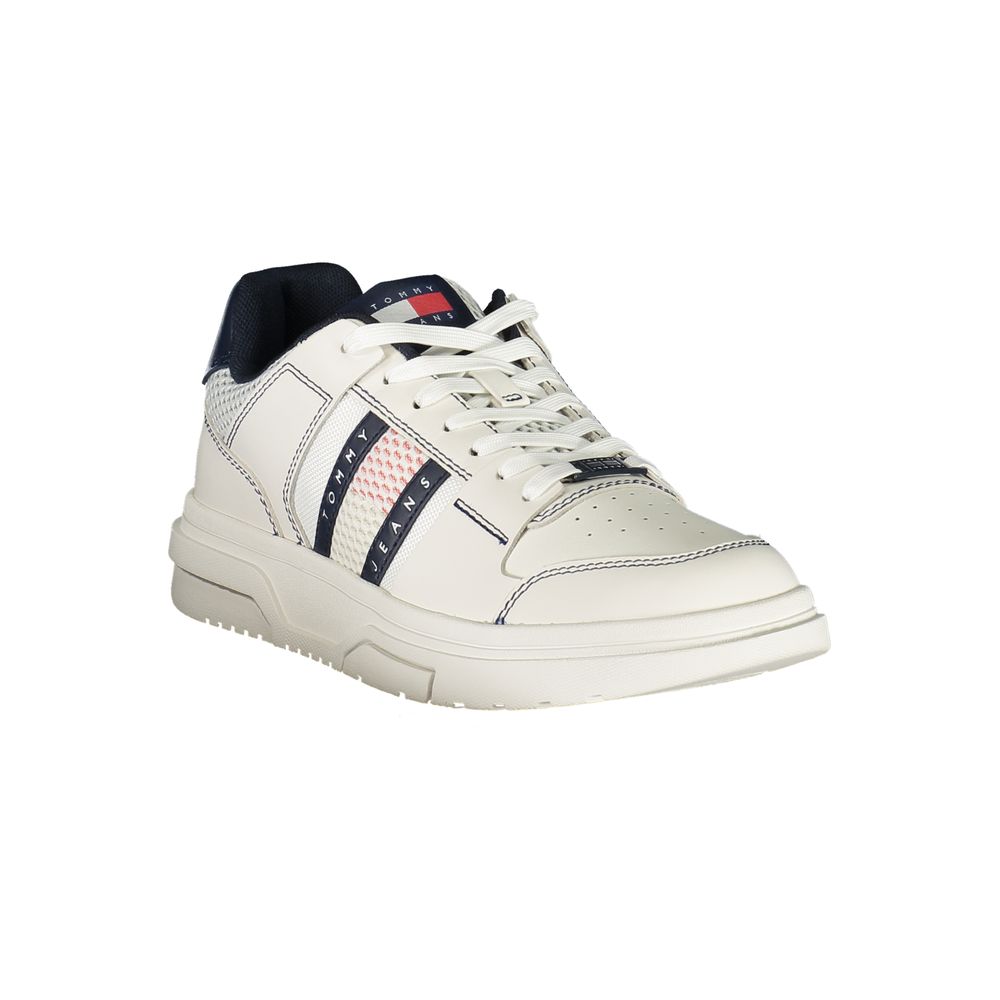 Tommy Hilfiger Blå Läder Herr Sneaker