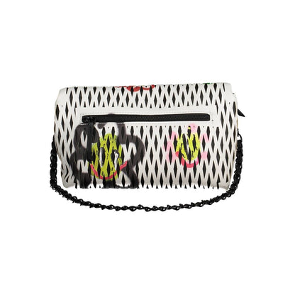 Desigual vit polyeten handväska för kvinnor