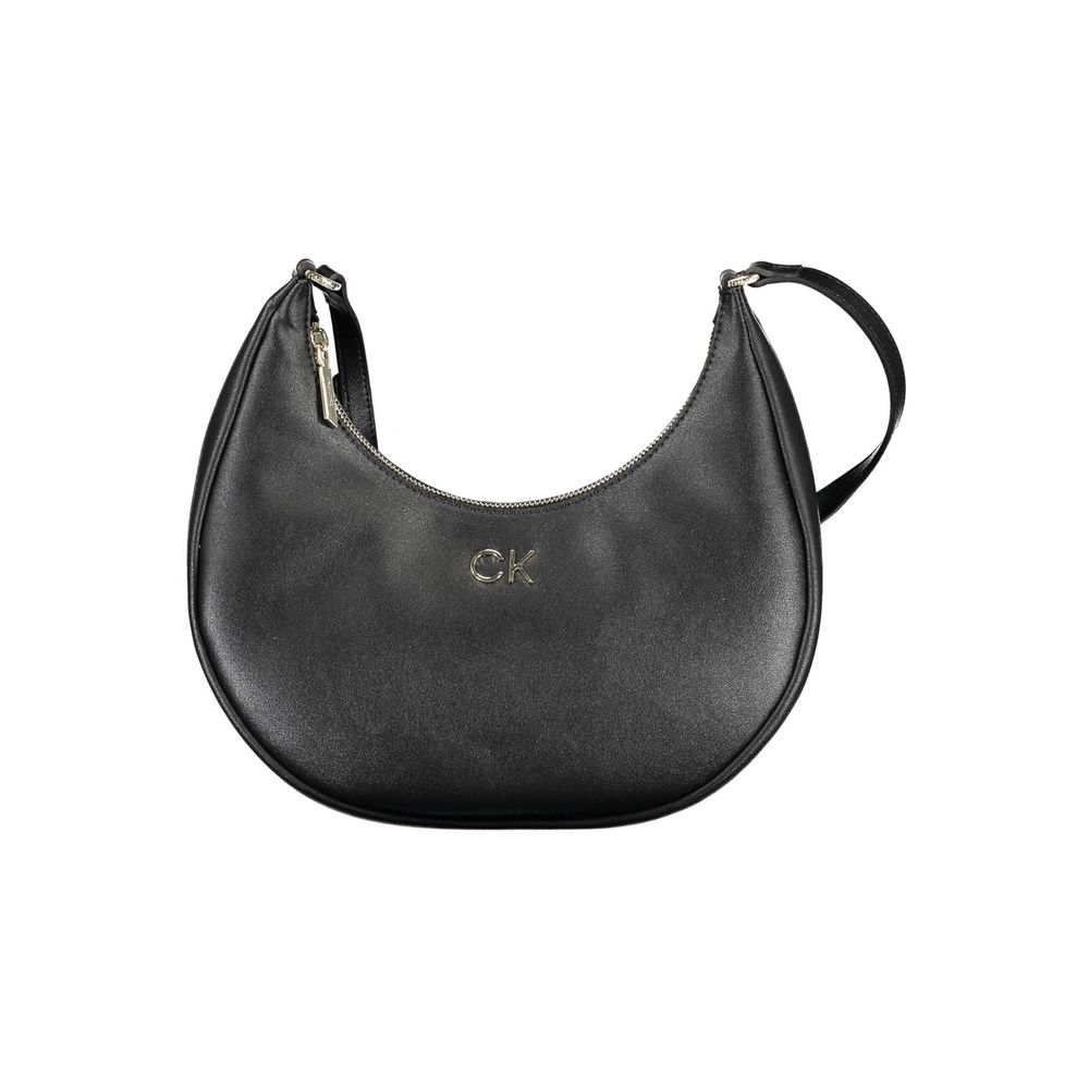 Calvin Klein svart återvunnen polyester damhandväska