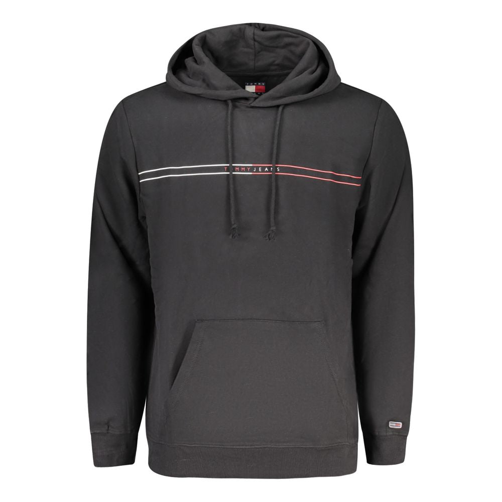 Tommy Hilfiger svart bomullströja för män
