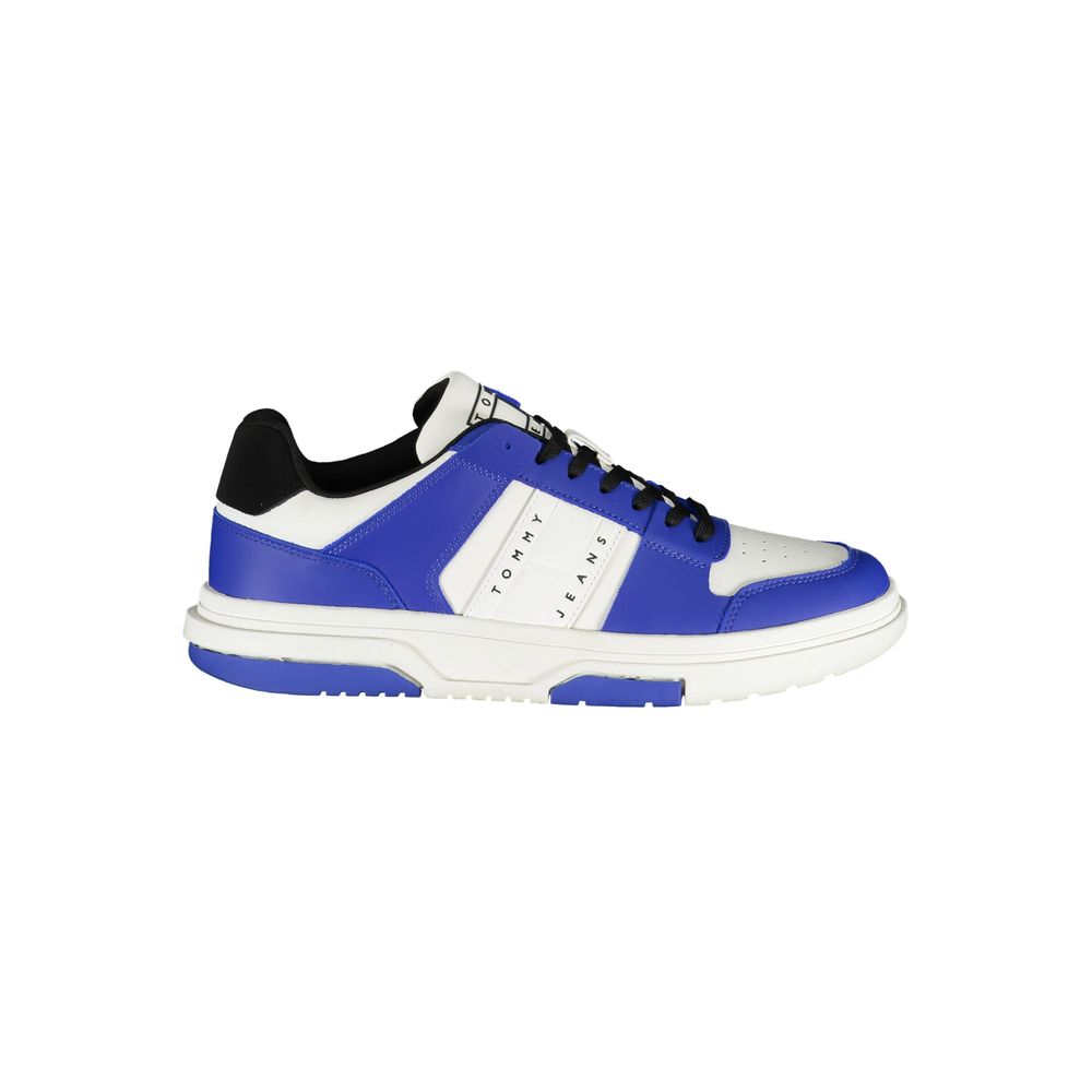 Tommy Hilfiger Blå Polyeten Herr Sneaker