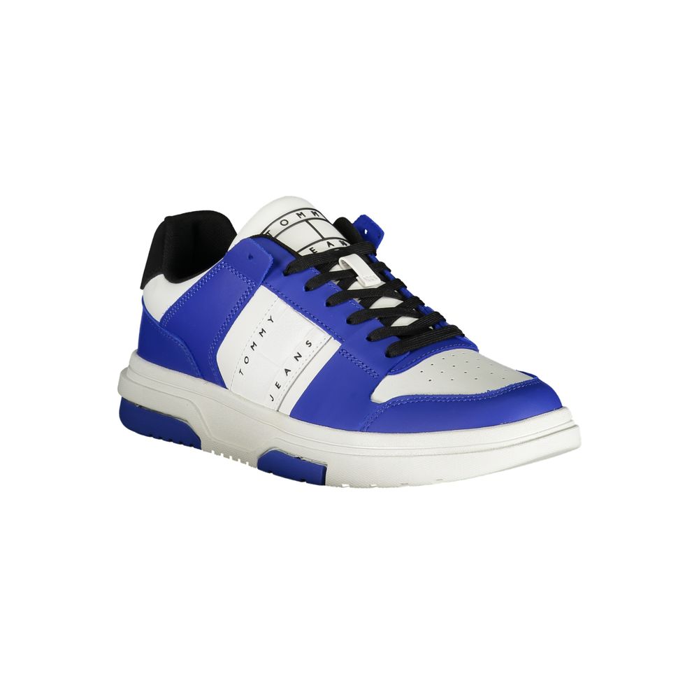 Tommy Hilfiger Blå Polyeten Herr Sneaker