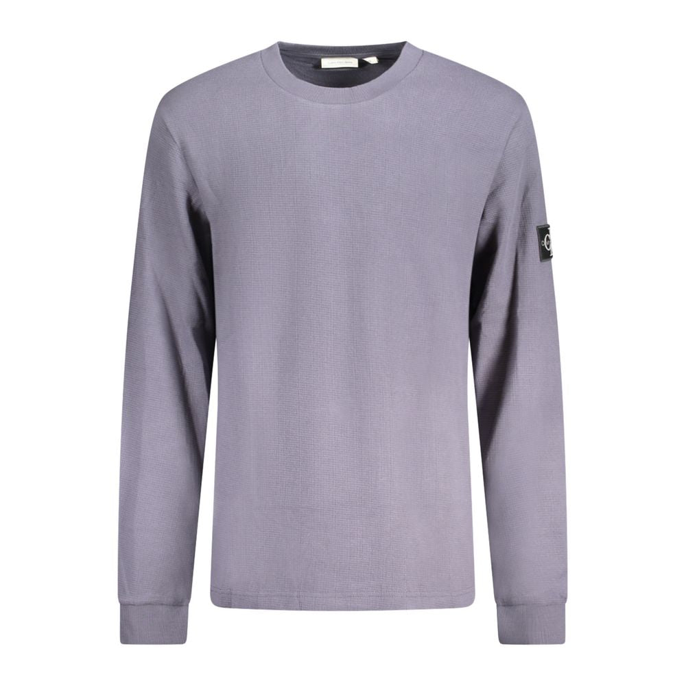 Calvin Klein Blå bomullströja för män