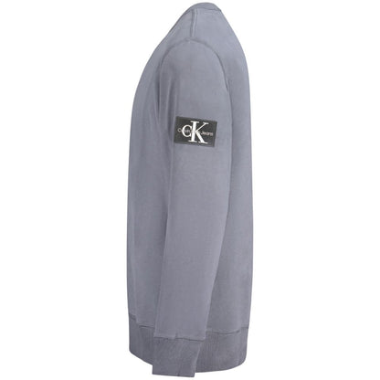 Calvin Klein Blå bomullströja för män