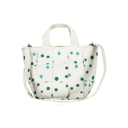 Desigual vit handväska i polyeten