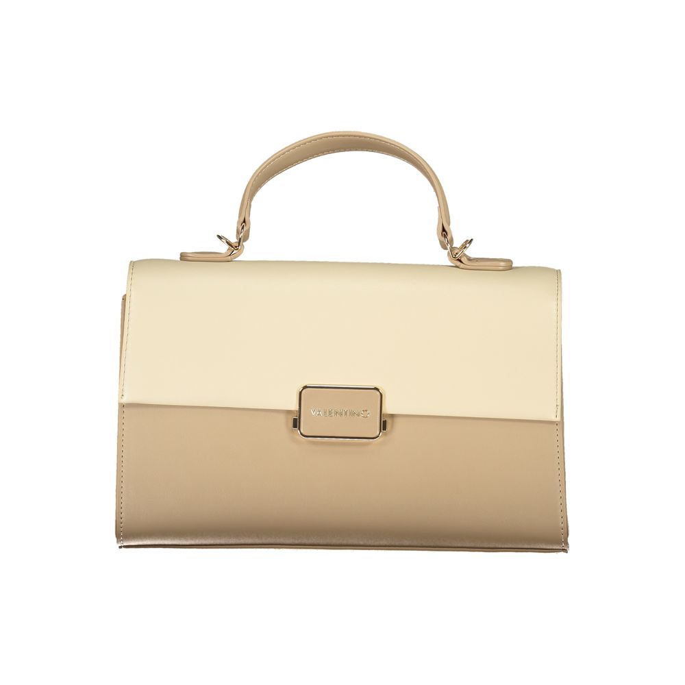 Mario Valentino Beige Polyeten Damhandväska