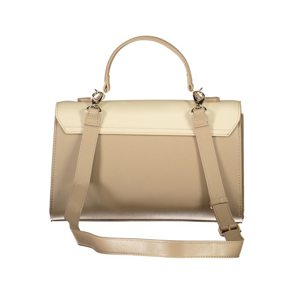 Mario Valentino Beige Polyeten Damhandväska