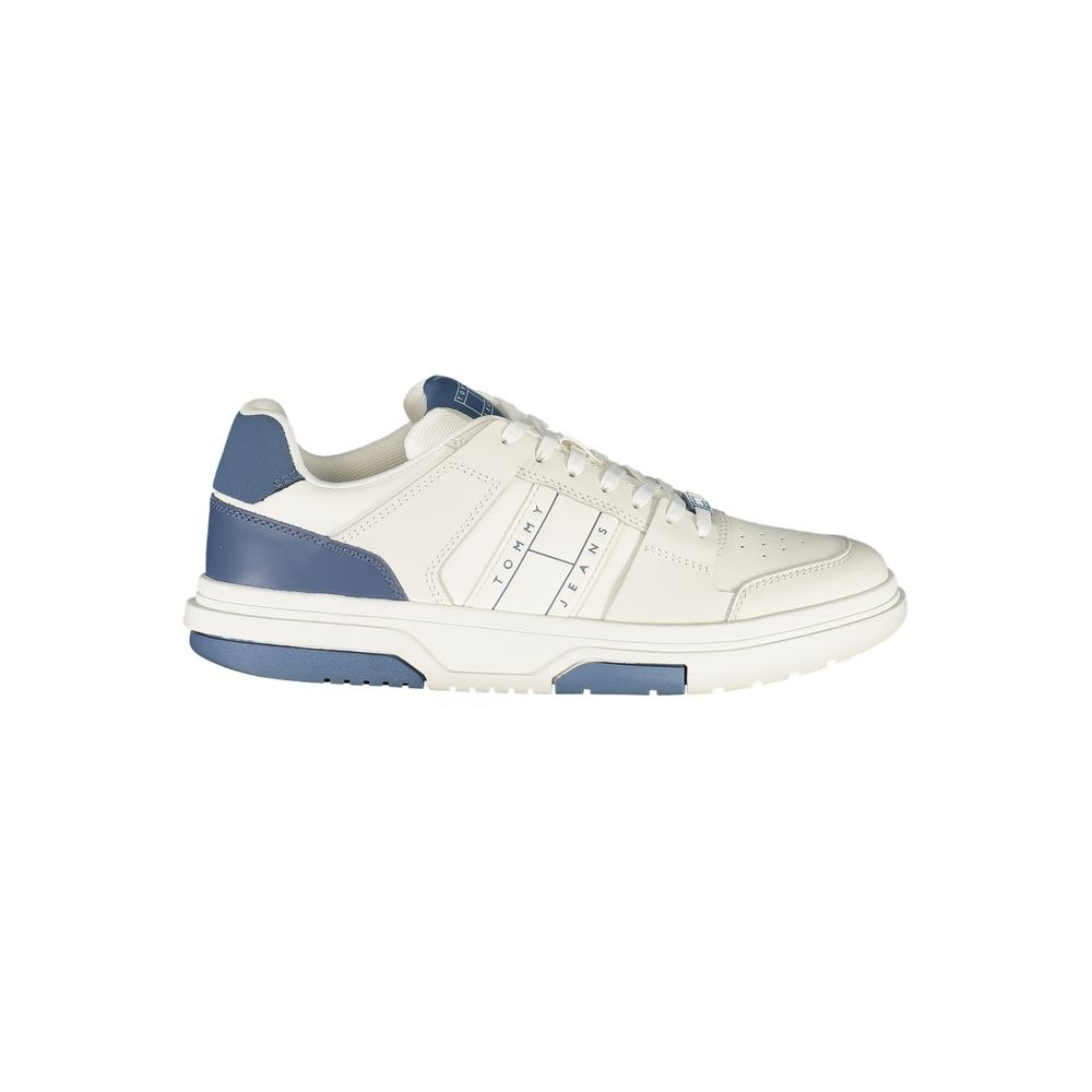 Tommy Hilfiger Vita Läder Herr Sneaker