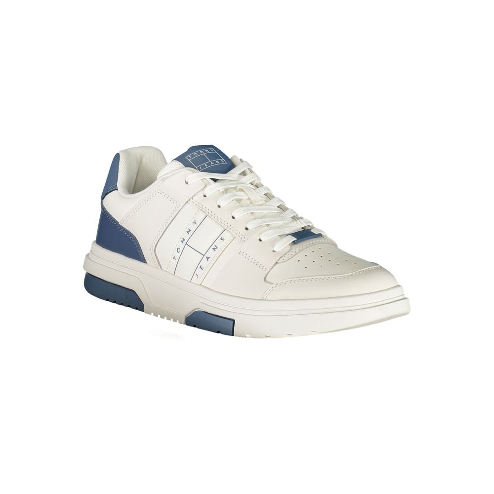 Tommy Hilfiger Vita Läder Herr Sneaker