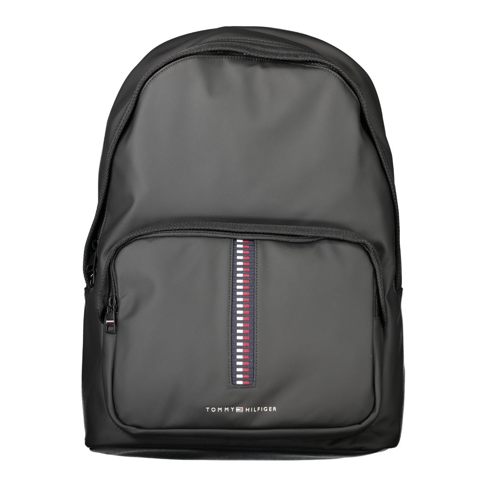 Tommy Hilfiger svart polyeten herrryggsäck