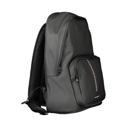 Tommy Hilfiger svart polyeten herrryggsäck