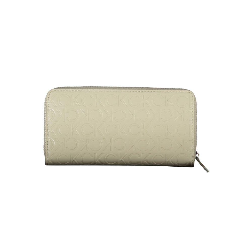 Calvin Klein Beige Polyeten Damplånbok