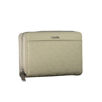 Calvin Klein Beige Polyeten Damplånbok