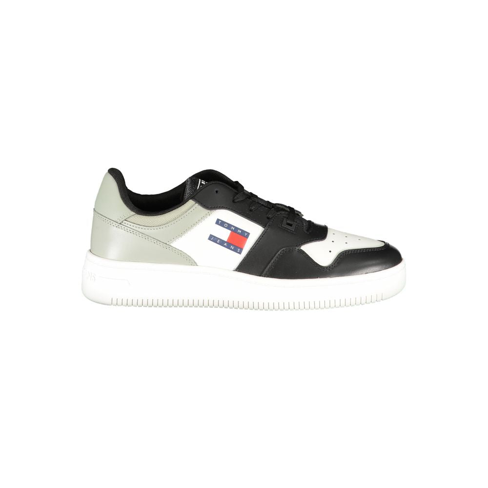 Tommy Hilfiger svarta polyestersneakers