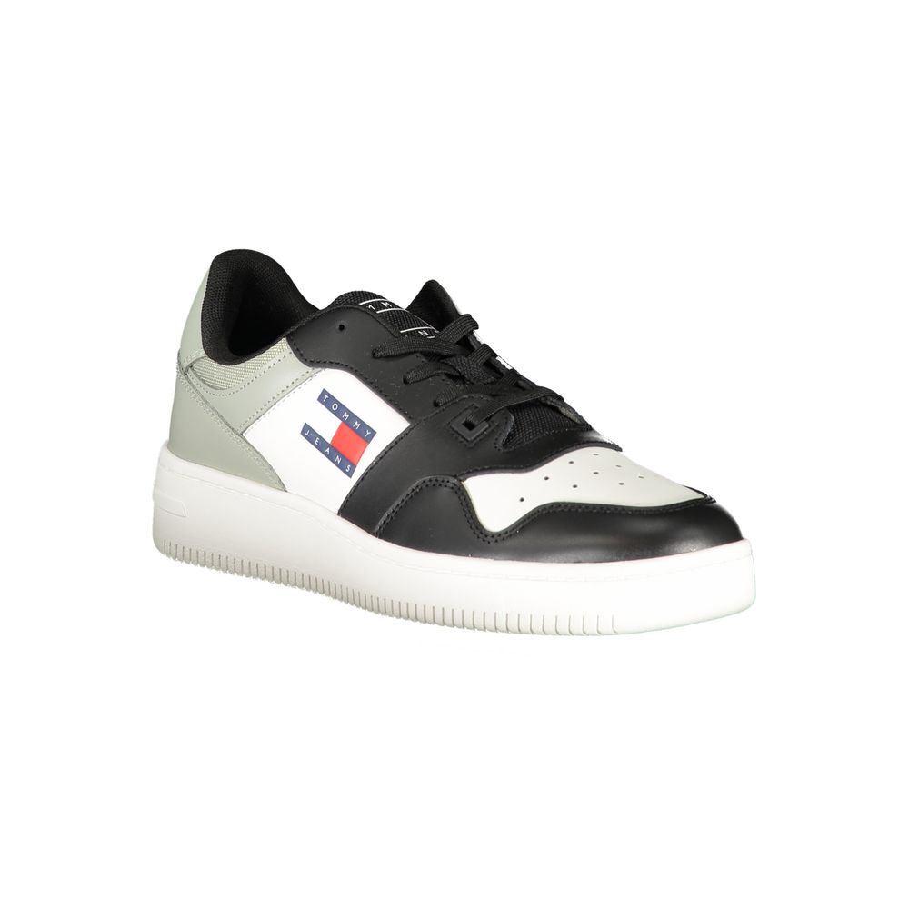 Tommy Hilfiger svarta polyestersneakers