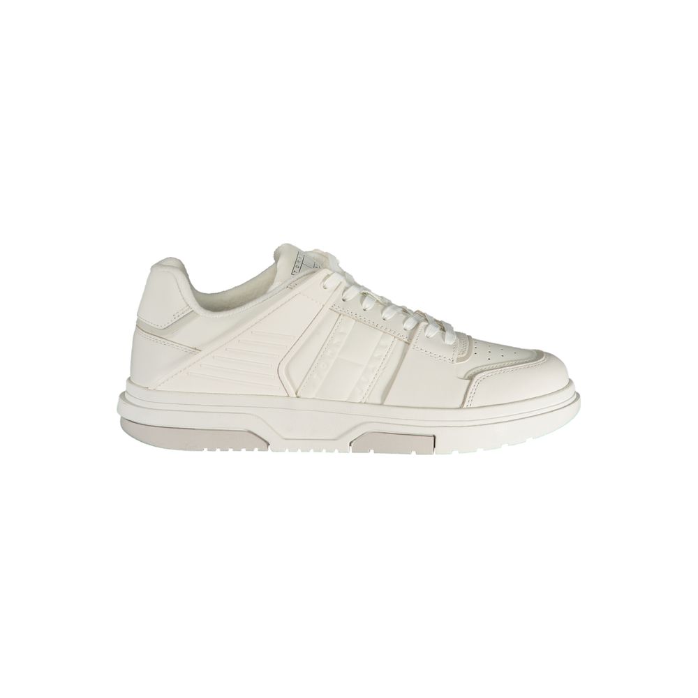 Tommy Hilfiger Vita Läder Herr Sneaker