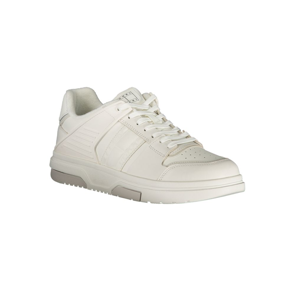 Tommy Hilfiger Vita Läder Herr Sneaker