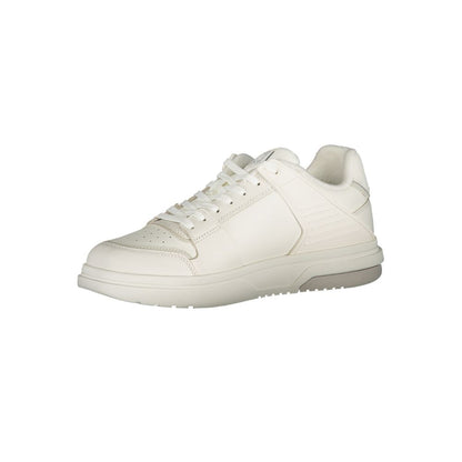 Tommy Hilfiger Vita Läder Herr Sneaker