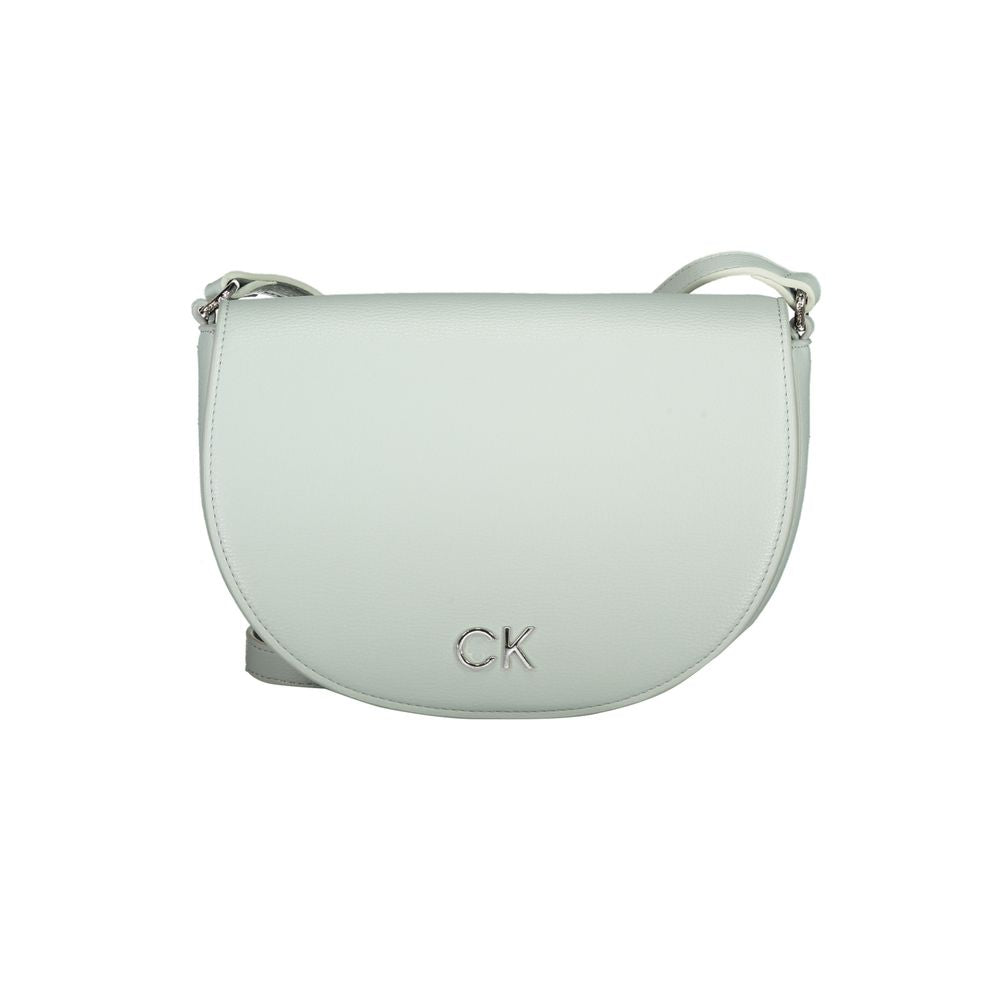 Calvin Klein ljusblå polyeten damväska