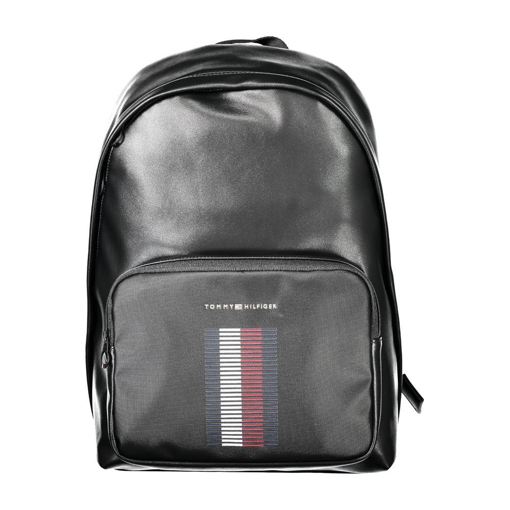 Tommy Hilfiger svart polyeten herrryggsäck