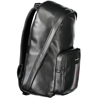 Tommy Hilfiger svart polyeten herrryggsäck
