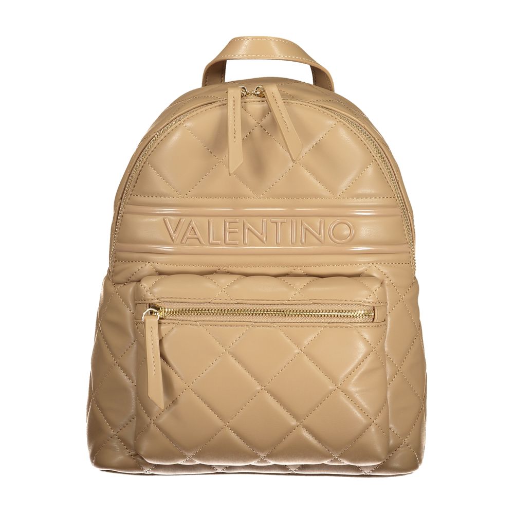 Mario Valentino Beige Polyeten Dam Ryggsäck