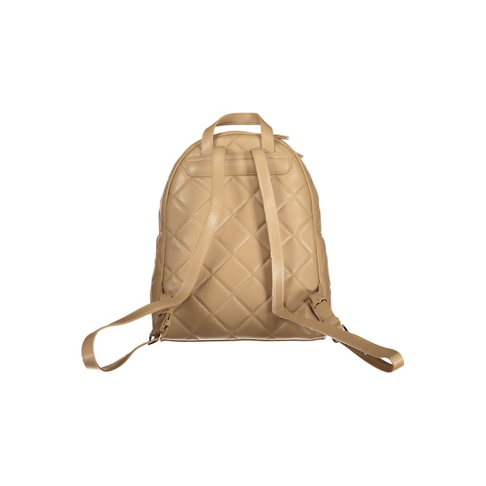 Mario Valentino Beige Polyeten Dam Ryggsäck