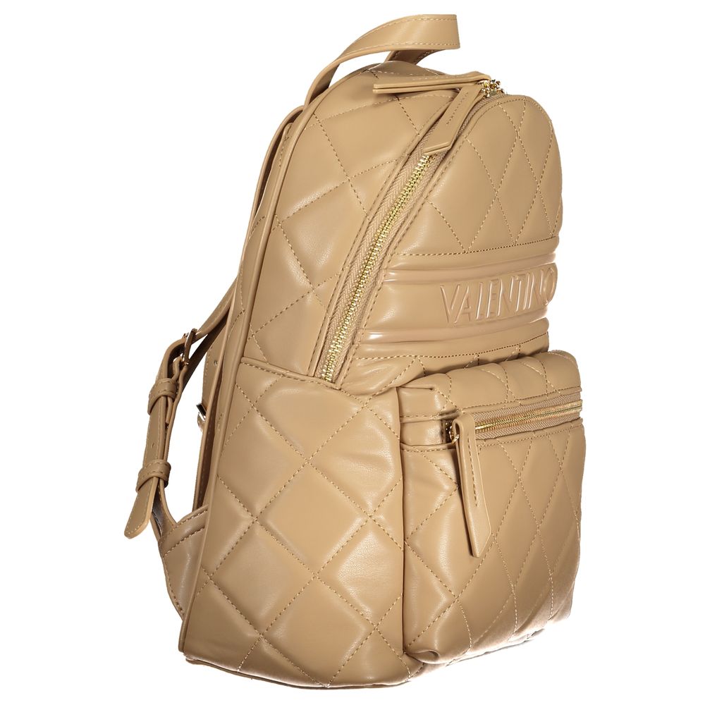 Mario Valentino Beige Polyeten Dam Ryggsäck