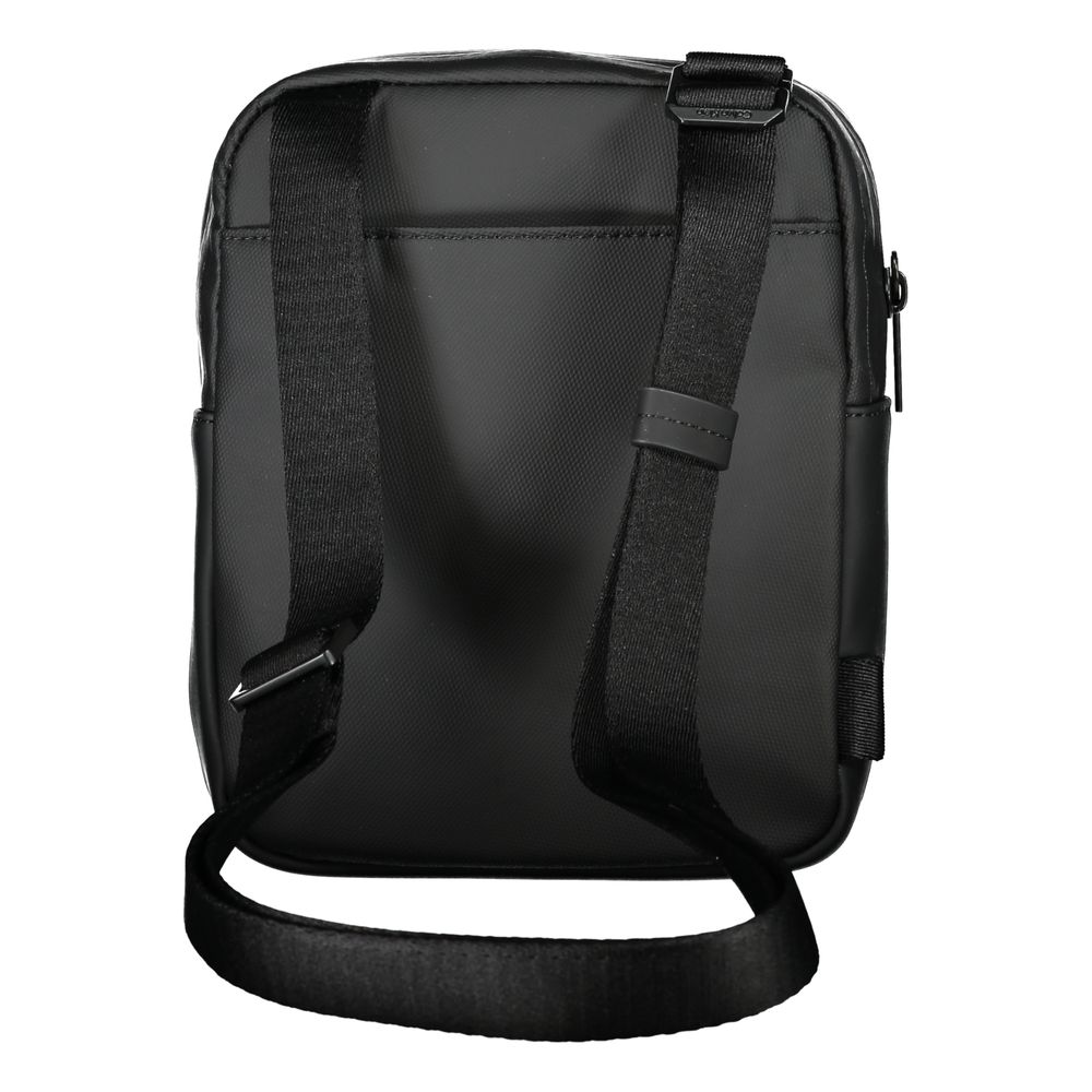 Calvin Klein Sleek svart axelväska i återvunnen polyester