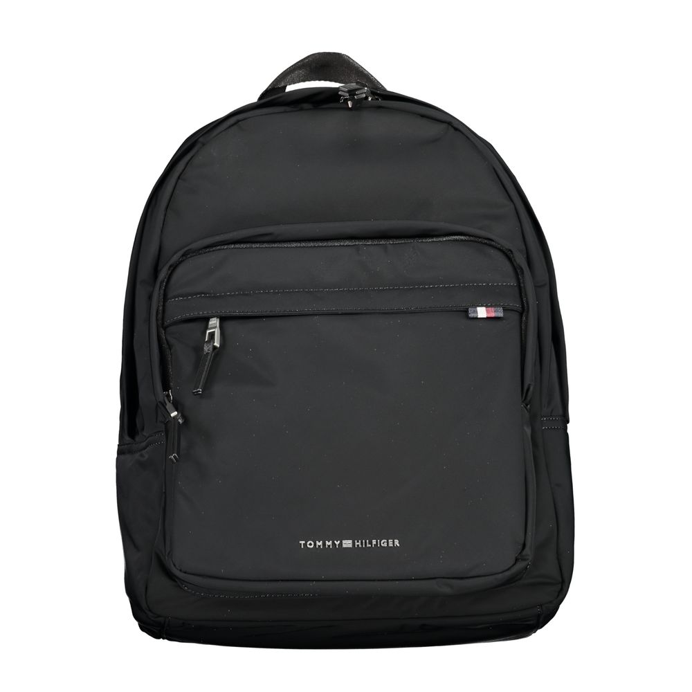 Tommy Hilfiger svart polyesterryggsäck