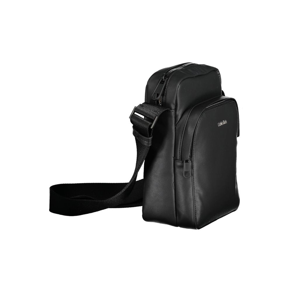 Calvin Klein svart polyester herr axelväska