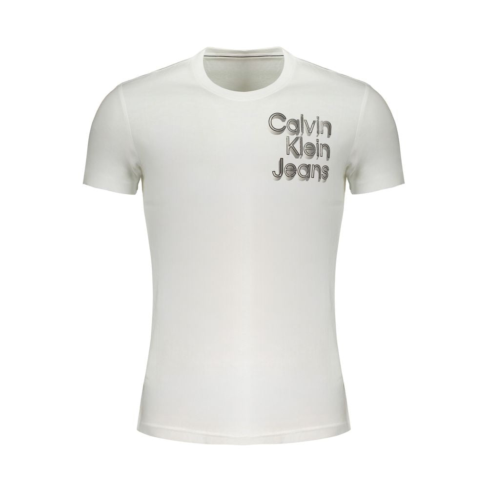 Calvin Klein Vit bomulls-T-shirt