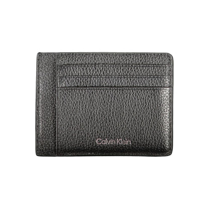 Calvin Klein svart läderplånbok