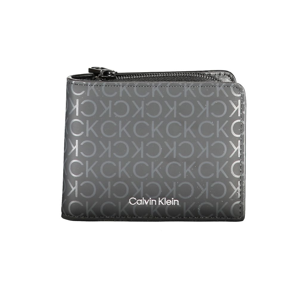 Calvin Klein svart polyesterplånbok