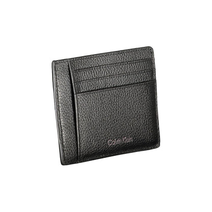 Calvin Klein svart läderplånbok